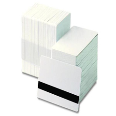 CARDMARK, CONSUMABLES, BLANK PVC CARD, WHITE, CR80/30, .500 HICO MAG-STRIPE, 500 CARDS PER SLEEVE, SHRINK WRAPPED 100'S, PRICED PER SLEEVE